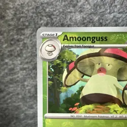 Pokemon TCG Sv11B: Black Bolt Amoonguss Master Ball Pattern Holo 011/086 BLK EN - Image 2