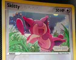 Skitty 64/92 - Pokemon TCG - Legend Maker - Reverse Holo - SWIRL - NM - Image 2