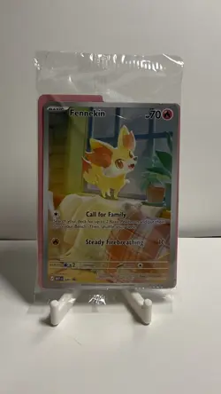Pokemon TCG Chaos Rising Fennekin MEP EN 080 Black Star Promo **SEALED** - Image 1
