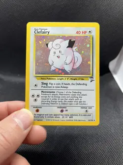 Pokemon TCG. HOLO Clefairy. Base Set 2. NM Condition - Image 3