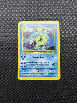 Pokemon TCG. HOLO Gyarados. Base Set 2. LP Condition - Image 1