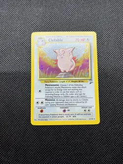 Pokemon TCG. HOLO Clefable. Base Set 2. NM Condition - Image 1