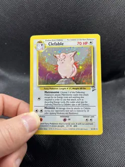 Pokemon TCG. HOLO Clefable. Base Set 2. NM Condition - Image 3
