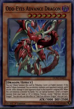 Yu-Gi-Oh! Odd-Eyes Advance Dragon Ultra Rare DUPO-EN011 - Image 1