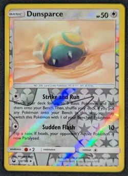 Dunsparce 2018 Celestial Storm Reverse Holo Pokemon Card 110/168 (NM) - Image 1