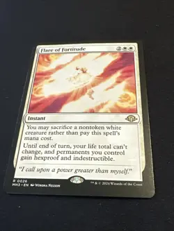 Flare of Fortitude NM/M MH3 Magic the Gathering MTG Modern Horizons 3 - Image 2