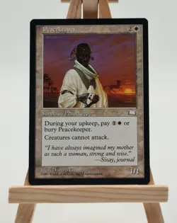 Peacekeeper Weatherlight Magic Karte MTG englisch (Friedensstifterin) - Image 1