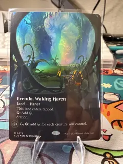 Evendo, Waking Haven (Borderless) Edge of Eternities Foil - Image 1