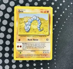 Onix 56/102 Trainer Deck A Pokemon 1999 - Image 1
