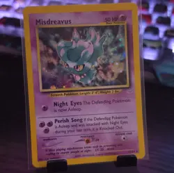 Pokemon Misdreavus Neo Revelation Holo Rare 11/64 Basic 50 HP - Image 1