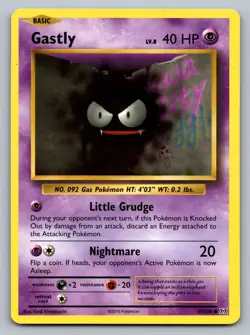 Pokemon TCG XY - Evolutions Gastly 47/108 - Image 1