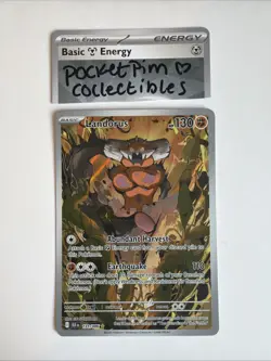 Pokemon Landorus Black Bolt 131/086 Illustration Rare TCG Card - Image 1