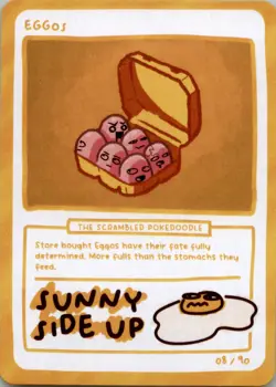 Pokedoodles Gag Teams - Eggos (Exeggcute) 08/90 - Set 2 Pokemon Fan Art - Image 1