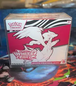 SEALED Pokemon TCG- Scarlet & Violet White Flare ETB w/ plastic case - Image 1