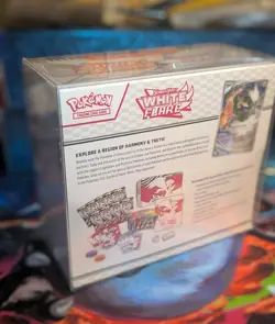 SEALED Pokemon TCG- Scarlet & Violet White Flare ETB w/ plastic case - Image 3