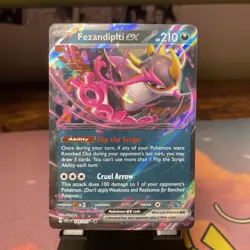 Fezandipiti Ex 142/217 Double Rare Holo Ascended Heroes Pokemon TCG #6 - Image 1
