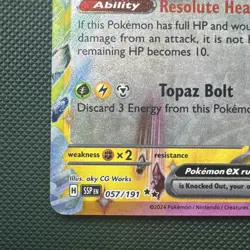 Pikachu EX 057/191 Sv08: Surging Sparks Holo - Pokemon TCG - Image 4