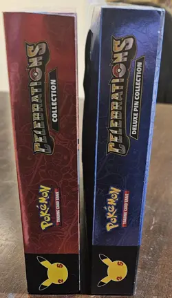 Pokemon Celebrations Collection 1x Lance's Charizard V 1x Deluxe Pin Lot - Image 4
