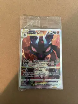 Lucario VSTAR SWSH291 Crown Zenith Sealed Black Star Promo Full Art Pokemon TCG - Image 1