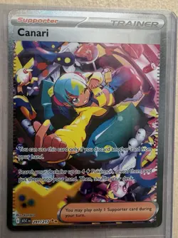Pokemon TCG Canari Trainer Supporter Rare ASCENDED 291/217 - Image 1