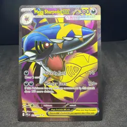 Mega Sharpedo ex 113/094 Ultra Rare Phantasmal Flames Pokemon Near Mint - Image 1