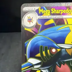 Mega Sharpedo ex 113/094 Ultra Rare Phantasmal Flames Pokemon Near Mint - Image 3