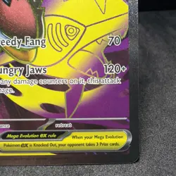 Mega Sharpedo ex 113/094 Ultra Rare Phantasmal Flames Pokemon Near Mint - Image 5