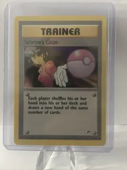 Sabrina's Gaze - 125/132 - Gym Heroes Unlimited - Pokemon TCG - Common - NM - Image 1