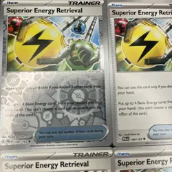 Superior Energy Retrieval 189/193 Paldea Evolved Trainer Playset Pokemon TCG NM - Image 2