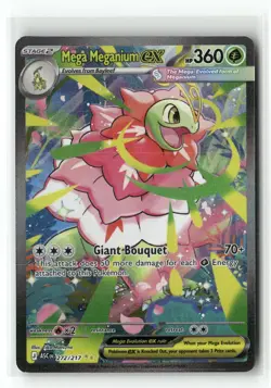 Mega Meganium ex 272/217 Ascended Heroes Pokemon Holo NM - Image 1