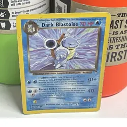 Wizards of the Coast Pokemon TCG Dark Blastoise Team Rocket Holo Rare 3/82 70HP - Image 1