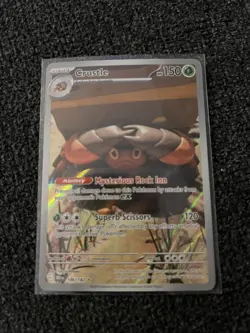 Pokemon TCG Crustle 186/182 Sv10: Destined Rivals - Image 1