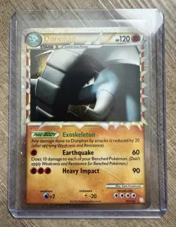 Donphan PRIME 107/123 HeartGold & SoulSilver Ultra Rare Holo NM+ - Image 1