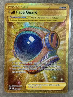 Full Face Guard (Secret) GOLD 231/203 Pokemon TCG Evolving Skies Holo (NM) - Image 1