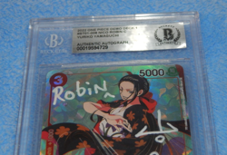 2022 One Piece ST01-008 Nico Robin Yuriko Yamaguchi Authentic Autograph Beckett - Image 3