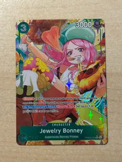 • Jewelry Bonney • PRB02-004 Alt Art Holo Premium Booster One Piece TCG NM - Image 1