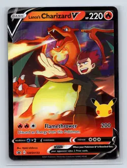 SWSH: Sword & Shield Promo Cards #SWSH133 Lance's Charizard V - Image 1