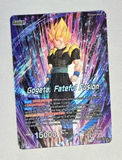 Gogeta Fateful Fusion BT12-122 Alt Art SLR Foil Dragon Ball Super Card Game | NM - Image 1