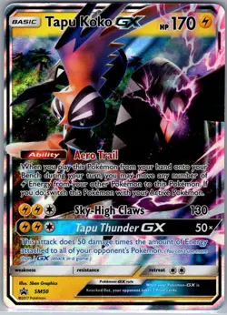 Tapu Koko GX SM50 SM Promos - Pokemon Card - NM - Image 1