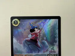 D23 2024 Mickey Sorcerer Exclusive Promo Lorcana TCG Card - Image 5