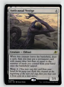 MTG Edge Of Eternities Anticausal Vestige x1 NM Rare 001 - Image 1