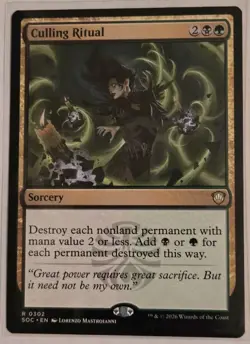 Culling Ritual Commander: Secrets of Strixhaven Regular - Image 1