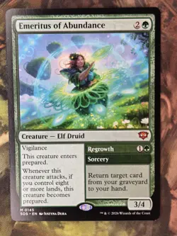 Emeritus of Abundance | Secrets of Strixhaven SOS | M0145 NM MTG Magic - Image 1
