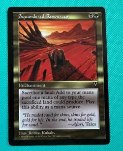 Squandered Resources - Visions - MTG - Magic the Gathering - LP/MP - Image 1