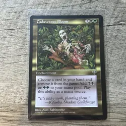 MTG Cadaverous Bloom, Light Play, English Mirage - Image 1