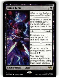 Ninja Teen 0067 Rare Teenage Mutant Ninja Turtles Magic: The Gathering Near Mint - Image 1
