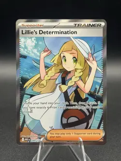 Pokemon TCG Lillie's Determination Holo Ultra Rare ME01: Mega Evolution 169/132 - Image 1