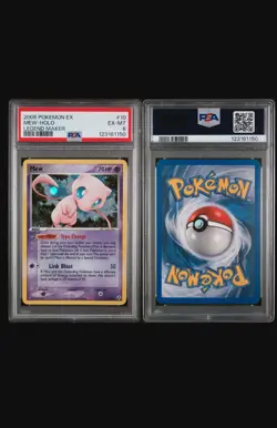 2006 Pokemon EX Mew Holo #10 Legend Maker PSA EX-MT - Image 3