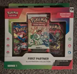 Pokemon TCG First Partner Illustration Collection Series 1 Sealed - Image 1
