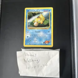 Pokemon TCG - Misty's Psyduck 54/132 LP Uncommon Gym Heroes Unlimited - Image 1